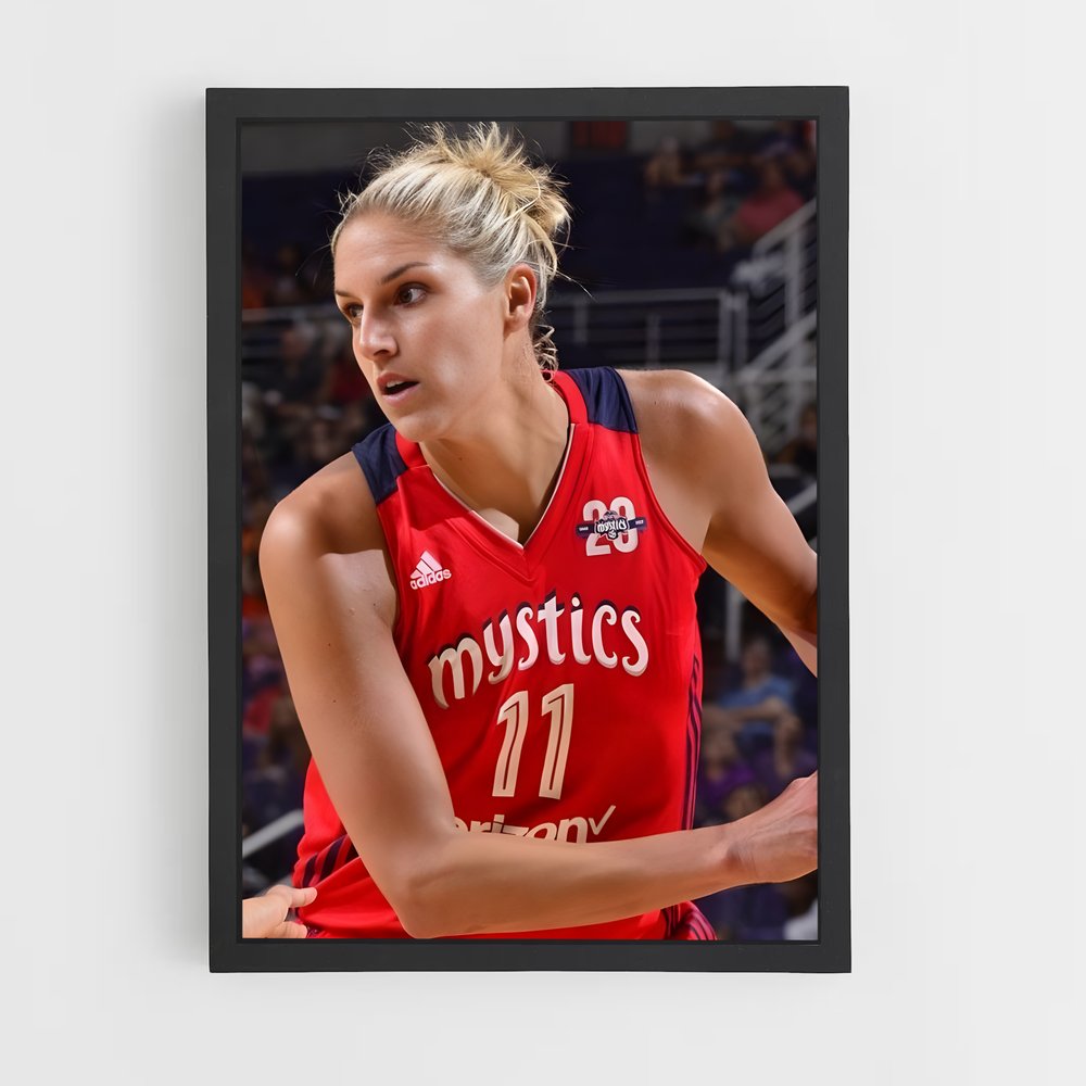 Poster Elena delle jersey – affiche Basketball (vue 2)